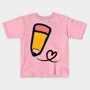 Pencil love Kids T-Shirt